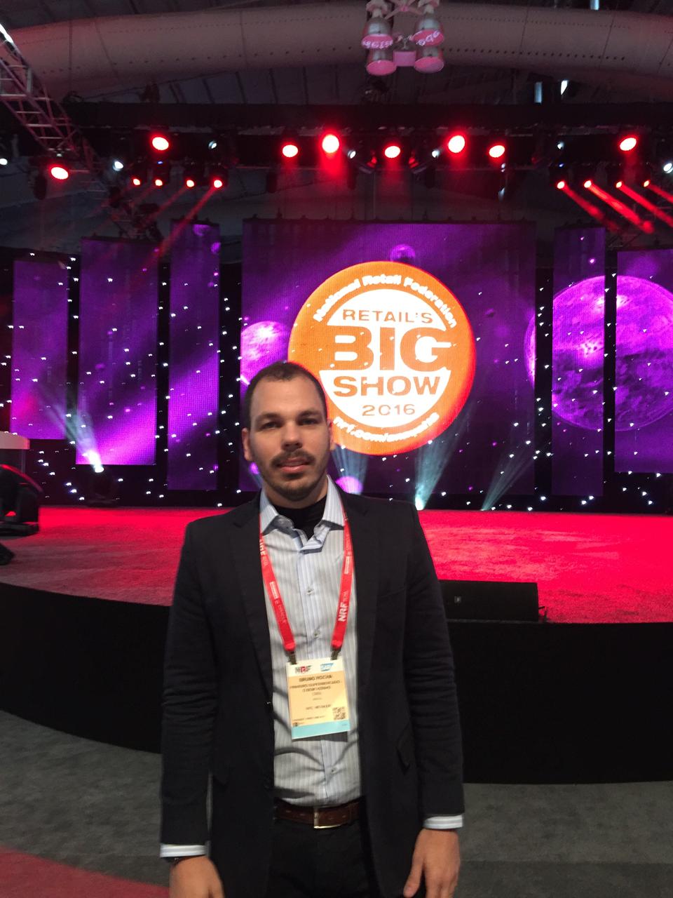 Bruno Leitão na NRF Big Show 2016, em Nova York